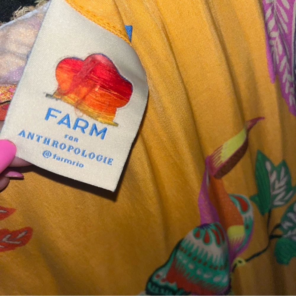 Farm Rio One-Shoulder Maxi Dress - Picture 6 of 7